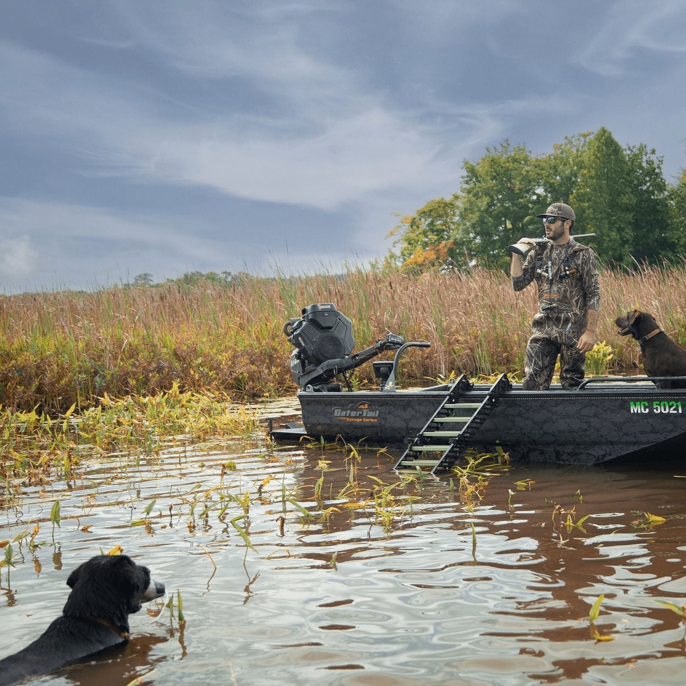 Hunting Boat Dog Ladder PYP 