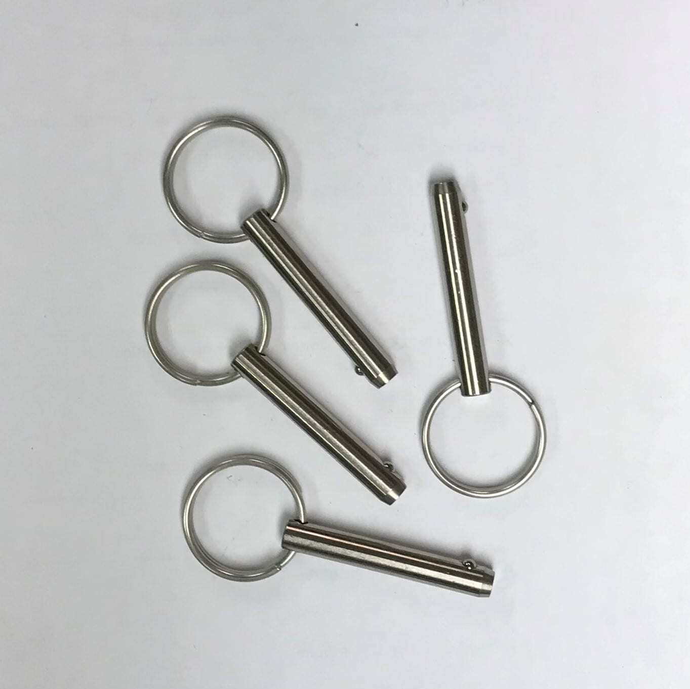Detent Pin - Ring Handle - Steel - 5/16 in Dia X 2.50 in